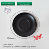 Ly đĩa sứ ORIGAMI Flare Coffee Cup Saucer 200ml