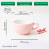New 2024 Ly sứ Origami Cappuccino Bowl 170ml uống trà cà phê