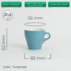 Ly sứ Origami Espresso Cup 90ml uống trà cà phê