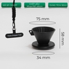 Ly phễu mini Timie Dripper Cup