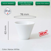 Ly sứ ORIGAMI Sensory Milk Beverage Cup 140ml không quai