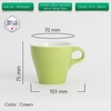 Ly sứ Origami Cappuccino Cup 180ml uống trà cà phê