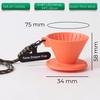 Ly phễu mini Timie Dripper Cup