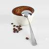 Muỗng cupping thử nếm cà phê inox 304 dài 160mm lòng tròn 44mm sâu 8mm chuẩn húp phun sương