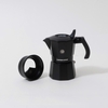 Combo bình moka nhôm 2 cup 90ml màu đen CAFEDE KONA