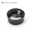 Combo bình moka nhôm 2 cup 90ml màu đen CAFEDE KONA