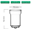Phễu thủy tinh lọc cà phê phụ kiện Cold drip  Tiamo HG6331
