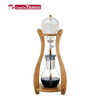 Bộ dụng cụ pha cà phê Cold Drip Tiamo HG6333 1200ml khung gỗ cong bình cầu