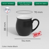 Ly sứ uống trà cà phê Origami Pinot Aroma Mug 280ml