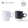 Ly sứ mug Hasami Nhật uống cà phê trà 280ml Cafede Kona