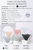 Phễu nhựa V60 02 Origami Dripper Air M Pour over