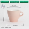 Ly sứ Origami Latte Cup 250ml uống trà cà phê