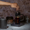 Bình pha French Press jinmeila thuỷ tinh khung inox 304 dung tích 350 600 800 1000ml
