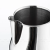 Ca đánh sữa Motta Europa inox 304 màu bạc mũi tròn 320ml và 650ml