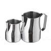 Ca đánh sữa Motta Europa inox 304 màu bạc mũi tròn 320ml và 650ml