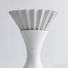 Bình đựng cà phê Origami TOS Aroma Carafe sứ trắng 550ml x SIBARIST kèm quai da