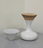 Phễu sứ Origami Dripper S Rinko EC Limited pour over miệng 115mm sứ Mino Nhật Bản