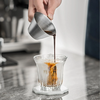 Ly inox 304 đong ml espresso CK6815 90ml và CK6816 250ml có vạch chia và mỏ rót