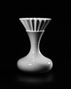 Bình đựng cà phê Origami TOS Aroma Carafe sứ trắng 550ml x SIBARIST kèm quai da