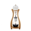 Bộ dụng cụ pha cà phê Cold Drip Tiamo HG6333 1200ml khung gỗ cong bình cầu