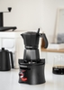 Combo bình moka nhôm 2 cup 90ml màu đen CAFEDE KONA