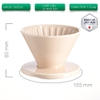 Phễu Pour over V60 01 sứ Hasami Nhật Bản Cafede Kona