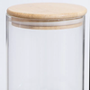 Ống thuỷ tinh đựng cà phê trưng bày VCN8969 4L cao 625mm và VCN6723 1.3L cao 335mm đế gỗ khung inox 304