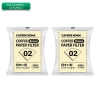 COMBO giấy lọc V60 không tẩy trắng Cafede Kona Made in Japan