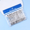 set 12 kẹp vịt kẹp sóng nước cố định tóc thép không rỉ 11cm - mk23