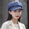 nón beret mũ nồi vải jean - ne68