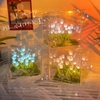 hộp đèn ngủ vườn hoa tulip bướm gói vật liệu 10 bông - HM10