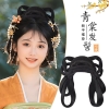 tóc giả cổ trang hanfu búi bánh bao chụp concept studio làm phim - TOC33