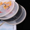 Quạt thiêu đạo cụ chụp ảnh múa cung đình cổ xưa -QUAT11