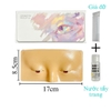 mặt nạ 3d thực hành trang điểm nửa mặt tập dán mi đa tầng cho makeup và nối mi mắt nhìn xuống - mk12