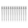 set 12 kẹp vịt kẹp sóng nước cố định tóc thép không rỉ 11cm - mk23