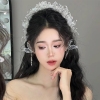 cài tóc cô dâu đính cườm pha le lấp lánh siêu cổ tích chụp hình cưới - cd227