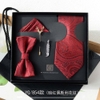 set nơ đeo cổ cà vạt cho nam mặt vest hộp túi quà tặng cho chú rể chụp ảnh cưới - CD258