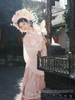 bộ đồ cổ trang hanfu trung quốc màu hồng chụp ảnh concept studio - VAY04