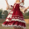tùng ngắn mặt váy cưới lolita chân ren 2 lớp - cd 290