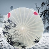 Ô dù gỗ cổ trang giấy dầu đi mưa được đạo cụ chụp concept studio sie lớn 70cm - CC01