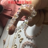 vòng tay áo pha lê cạnh vuông lấp lánh - vt19