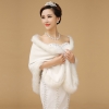 choàng lông cho cô dâu mùa đông ấm áp mặt áo cưới  sườn xám - cd201