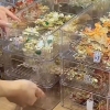 khay nhựa pet trong suốt có tay cầm đựng phụ kiện tóc cô dâu , mỹ phẩm , trang sức - cop10