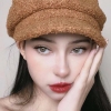 Mũ beret nữ lông cừu hot trend - ne79