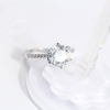 nhẫn kim cuong zircon mặt tròn 6 móng - n23