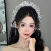 cài tóc cô dâu đính cườm pha le lấp lánh siêu cổ tích chụp hình cưới - cd227