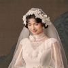 Cài cô dâu voan hoa 110cm phong cách retro cổ điển của Pháp -cd101