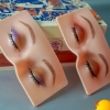 Mặt nạ học makeup trang điểm 3D mắt kẻ mày mô hình nhắm mắt - MK03