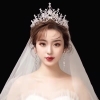 vương miện cô dâu hợp kim pha le sang trọng - CD31