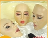 mặt nạ makeup full face nhắm mắt 5D thực hành học trang điểm kèm chân đế + tẩy trang - MK05